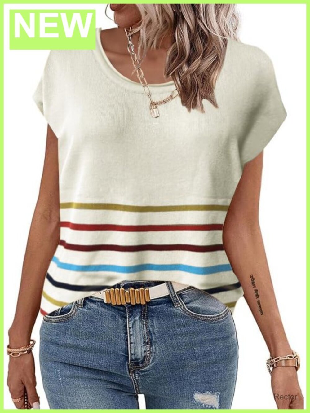 Zeagoo Womens Knit Sweater Vest Crew Neck Loose Fit Sleeveless Pullover Top